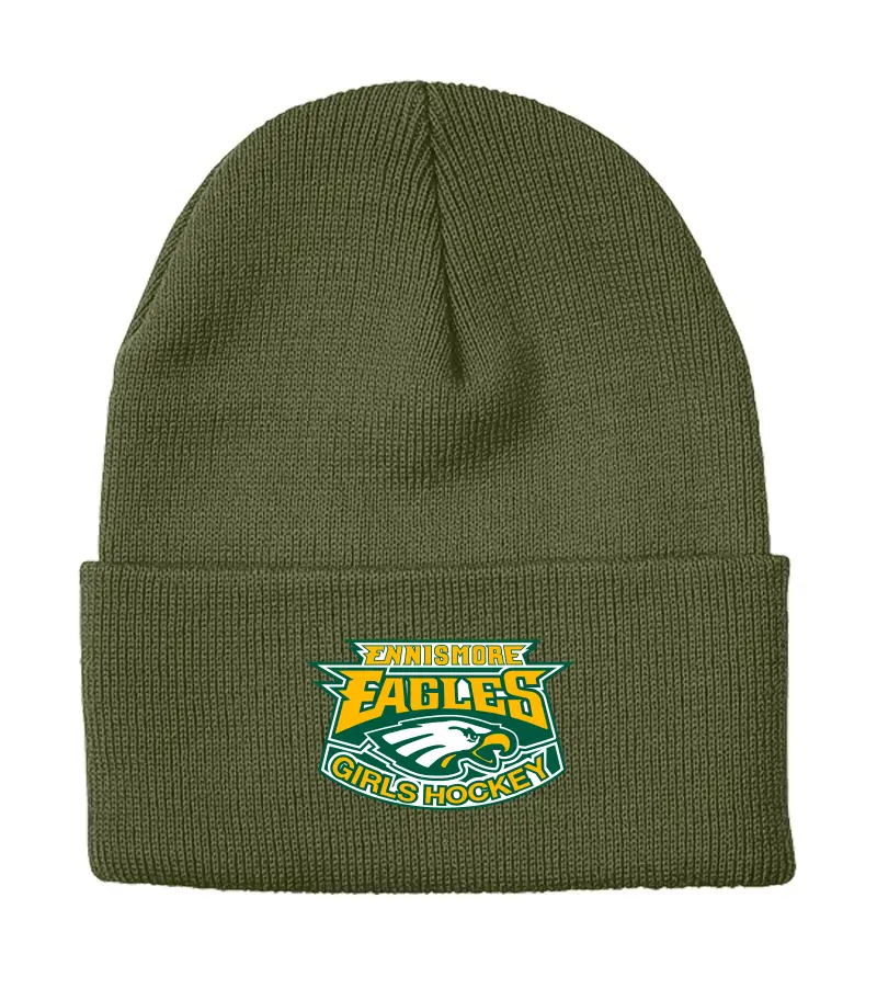 ENNISMORE EAGLES - ATC EVERYDAY KNIT CUFF TOQUE - MILITARY GREEN C100. - Image 3