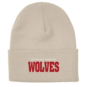 OTONABEE WOLVES - ATC EVERYDAY KNIT CUFF TOQUE - SAND C100.