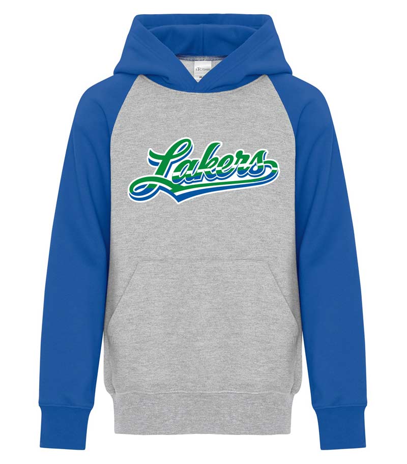 PTBO JR. LAKERS - YOUTH ATC EVERYDAY FLEECE TWO TONE HOODIE. ATCY2550 - LIMITED AVAILABILITY - Image 3